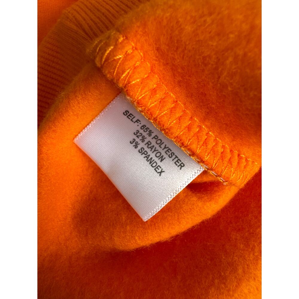 New Jane and Delancey Women's Orange Ghost Crew Neck Halloween Sweatshirt Size L - Picture 6 of 6